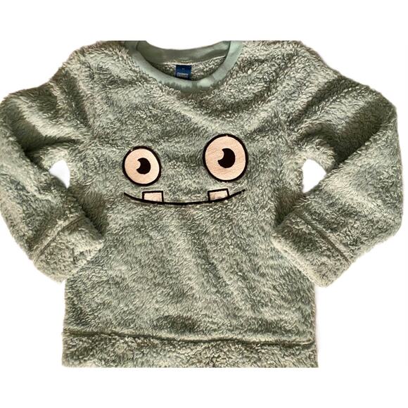 Boys Fluffy Monster Top and Pant Outfit Size 5T - Picture 2 of 7